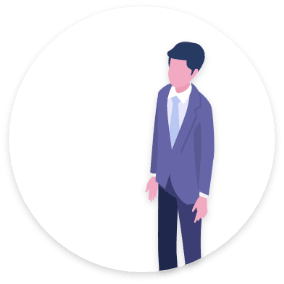 社員Bのイメージイラスト